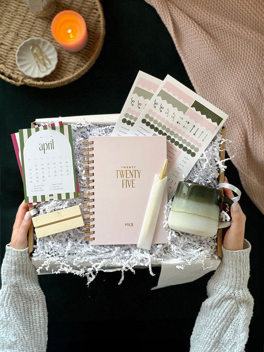 2025 Diary, Desk Calendar & Accessories Bundle